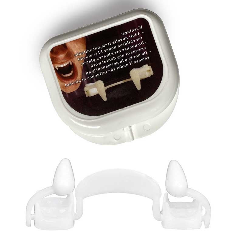 Halloween Vampire Fangs Stretchable Teeth Cosplay Props - front view