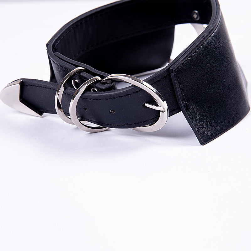 Harajuku Dark Lolita Punk Gothic Choker Necklace - front view