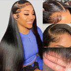 HD Lace Human Hair Wig - front view