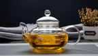 Heat-Resistant Glass Kung Fu Tea Set - detail view