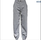 High-Waisted Reflective Cargo Pants - styled view