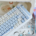 Ice Cream Teddy Bear Keycap - front view