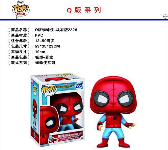 Iron Man & Spider-Man Funko Pop - Marvel - back view