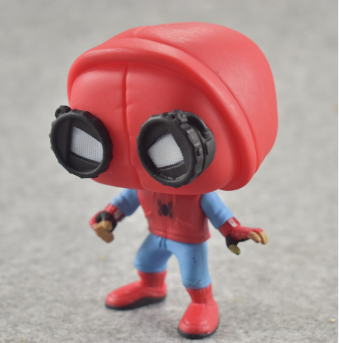 Iron Man & Spider-Man Funko Pop - Marvel - close-up