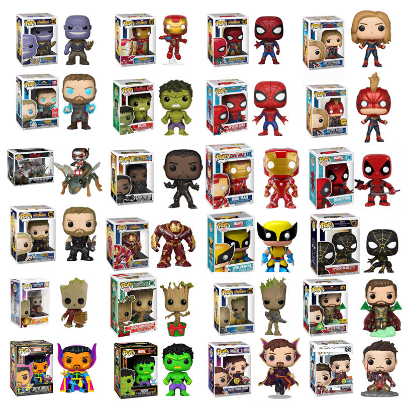 Iron Man, Spider-Man & More Funko Pop - Marvel - front view