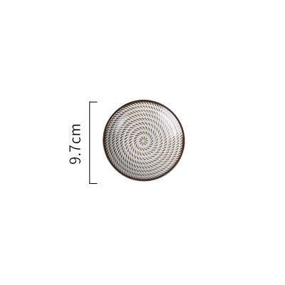 Japanese Ceramic Plates for Sushi and Snacks - in use