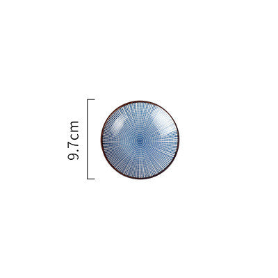 Japanese Ceramic Plates for Sushi and Snacks - scale view