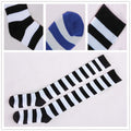 Japanese Cosplay Striped Over-the-Knee Socks - front view