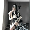 Japanese Girl Kimono Bathrobe and Pajama Set - front view