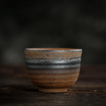 Japanese Handmade Ceramic Tea Cups - front view