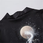 Japanese Haori Yukata for Men - Samurai Jacket/Cardigan - detail view