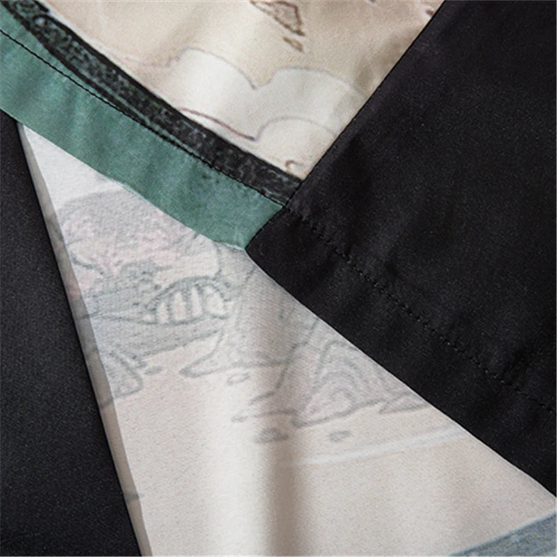 Japanese Haori Yukata for Men - Samurai Jacket/Cardigan - scale view