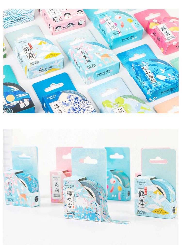 Japanese Kyoto Style Washi Tape - Decorative Stickers - front view