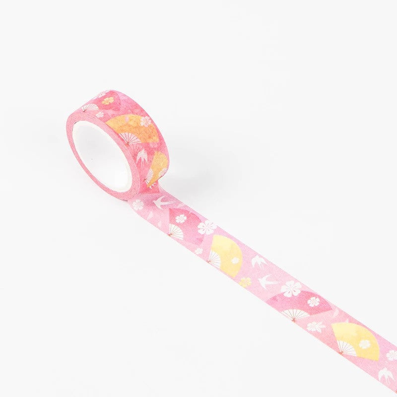 Japanese Kyoto Style Washi Tape - Decorative Stickers - scale view