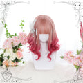 Japanese Short Hair Small Curly Wig - detail view
