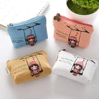 Kawaii Cartoon Animal Coin Purse and Card Holder - front view
