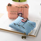Kawaii Cartoon Animal Coin Purse and Card Holder - side view