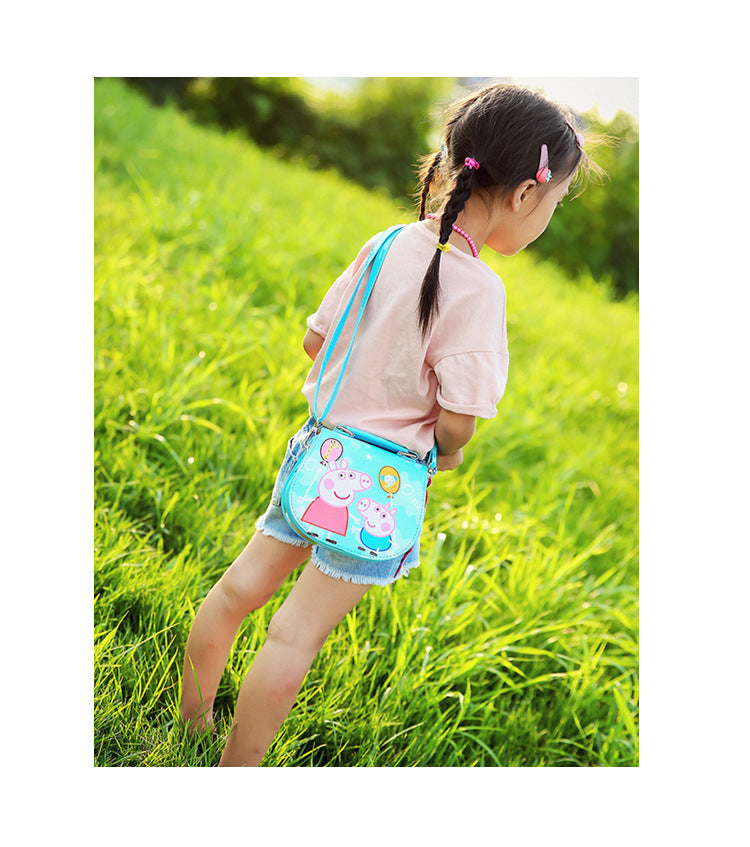 Kawaii Cat-Shaped Girls' Crossbody Handbag - side view