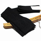 Knee-High Women's Cotton Striped Thigh-High Socks - alternate angle
