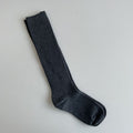 Knitted Cotton Thigh-High Socks for Women and Girls - back view