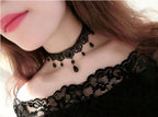 Lace Hollow-Out Choker Necklace - detail view