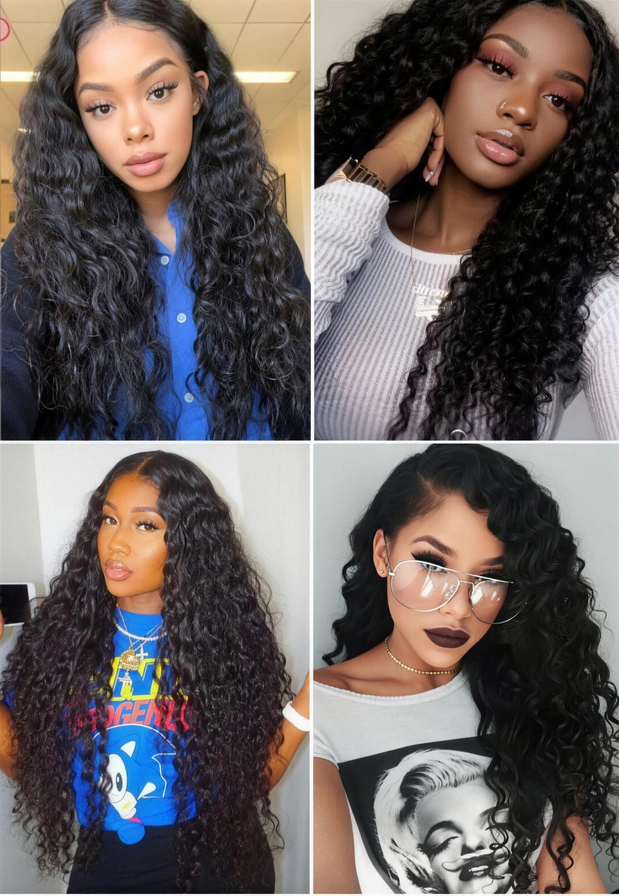 Lace Wig and Wig Cap Set - front view
