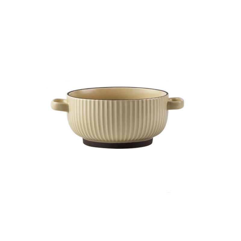 Large Binaural Soup and Noodle Bowl for Households - detail view