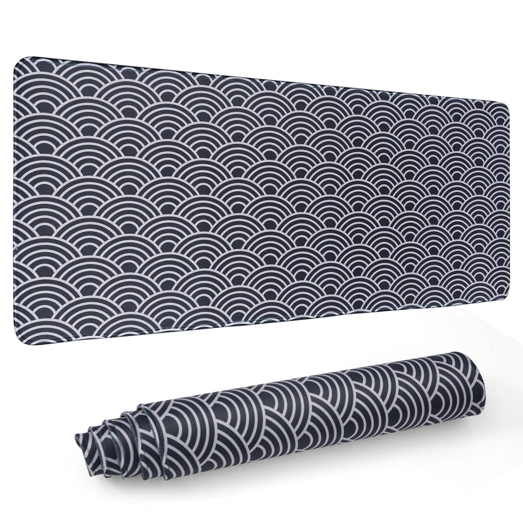 Large Gaming Mouse Pad - Extended Non-Slip Waterproof Desk Mat for Keyboard and Mouse - front view
