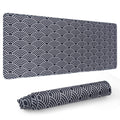 Large Gaming Mouse Pad - Extended Non-Slip Waterproof Desk Mat for Keyboard and Mouse - front view