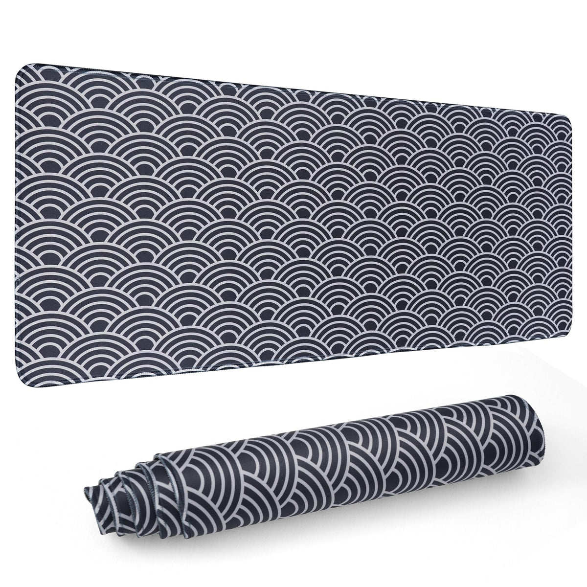 Large Gaming Mouse Pad - Extended Non-Slip Waterproof Desk Mat for Keyboard and Mouse - detail view