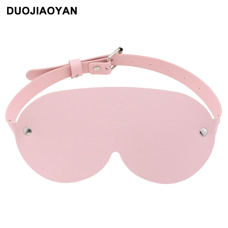 Leather Eye Mask for Cosplay and Role Play Accessories - packaging view