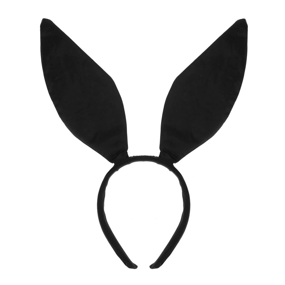 LKQBBSZ Black Bunny Ears Cosplay for Easter Cute Bunny Rabbit Ears Halloween Costume - back view