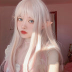 Lolita Color Gradient Long Straight Hair Wig - detail view