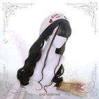 Lolita Long Wavy Hair Wig with Bangs, 65cm - detail view