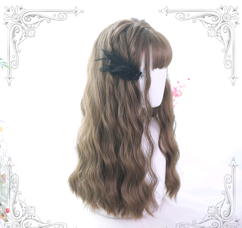 Lolita Wig, Corn Wave Wig, Water Wave Wig - front view