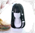 Lolita Wigs - Mid-Length Straight Hair Wig - front view