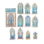 Mocard PET Laser Gold Journal Sticker Pack - side view