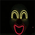 New Glow-in-the-Dark Clown Cosplay Mask Prop - front view