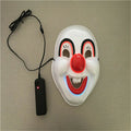 New Glow-in-the-Dark Clown Cosplay Mask Prop - styled view