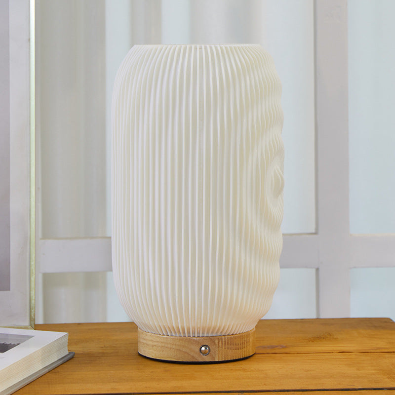 Nordic 3D Japanese Touch Table Lamp for Bedroom - close-up