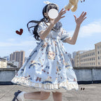 Original Design Japanese Lolita Dress - Moon Island OP - styled view