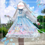 Original Design Lolita Bear Carnival JSK Dress - detail view
