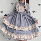 Original Design Soft Girl Lolita Milkshake Dress - back view