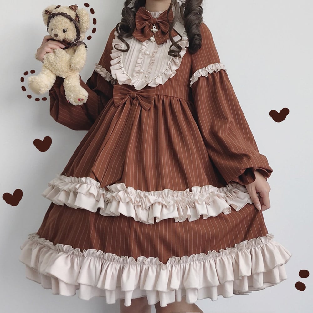 Original Design Soft Girl Lolita Milkshake Dress - alternate angle