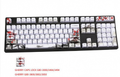 PBT Wangjiang Plum Keycap Set - front view
