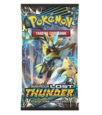 Pokemon TCG Sun & Moon Lost Thunder Booster Box - close-up