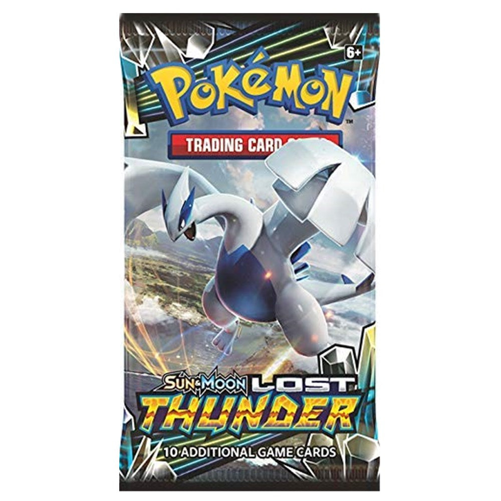 Pokemon TCG Sun & Moon Lost Thunder Booster Box - scale view