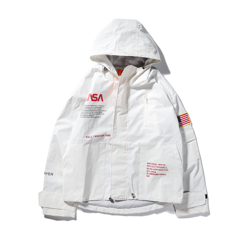 Reflective Windbreaker and Jacket Collection - detail view