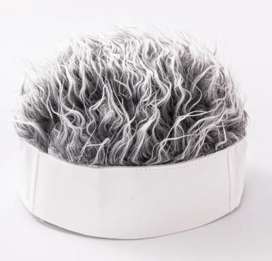 Retro Wig Cap - in use