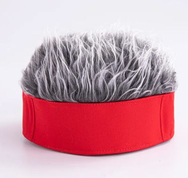 Retro Wig Cap - styled view